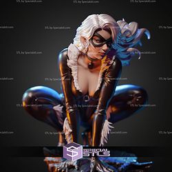 Black Cat Crawl Pose STL Files