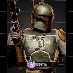 Boba Fett Portrait Bust 338mm STL Files