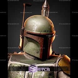Boba Fett Portrait Bust 338mm STL Files