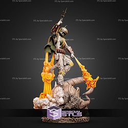 Boba Fett Skull Base 570mm STL Files
