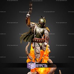 Boba Fett Skull Base 570mm STL Files