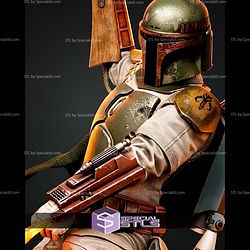Boba Fett Skull Base 570mm STL Files