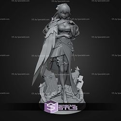 Bronya Apho Honkai Impact 3rd 300mm STL Files