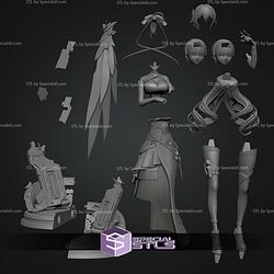 Bronya Apho Honkai Impact 3rd 300mm STL Files