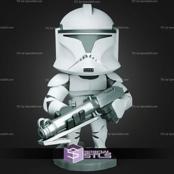 Chibi STL Collection Clone Trooper
