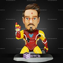 Chibi STL Collection Iron Man Endgame Snap