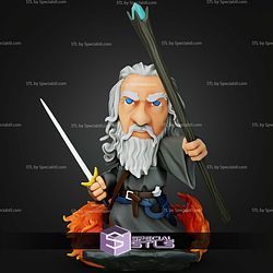 Chibi STL Collection LOTR Gandalf