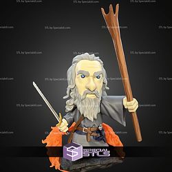 Chibi STL Collection LOTR Gandalf