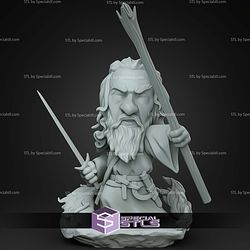 Chibi STL Collection LOTR Gandalf