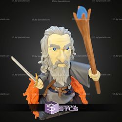 Chibi STL Collection LOTR Gandalf