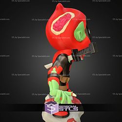 Chibi STL Collection Zombie Deadpool