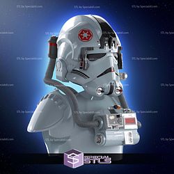 Cosplay STL Files AT AT Driver Armor Empire Strikes