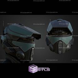 Cosplay STL Files Galactic Racer Helmet