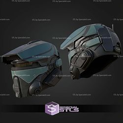 Cosplay STL Files Galactic Racer Helmet