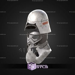 Cosplay STL Files Imperial Flame Trooper Helmet and Armor
