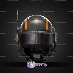 Cosplay STL Files Militia Pilot Helmet