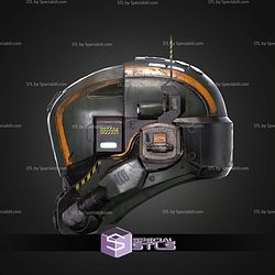 Cosplay STL Files Militia Pilot Helmet