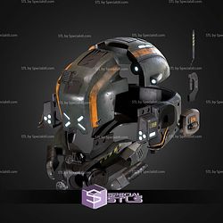 Cosplay STL Files Militia Pilot Helmet
