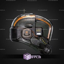 Cosplay STL Files Militia Pilot Helmet