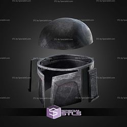 Cosplay STL Files Shadow Lord Mandalorian Commando Helmet