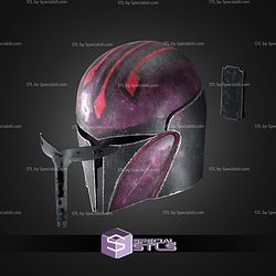Cosplay STL Files Shadow Lord Mandalorian Rook Kast Helmet