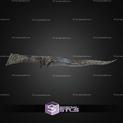 Cosplay STL Files Skyrim Ebony Dagger