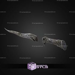 Cosplay STL Files Skyrim Ebony Dagger