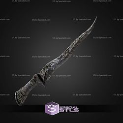 Cosplay STL Files Skyrim Ebony Dagger