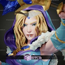 Dota 2 Crystal Maiden 270mm STL Files