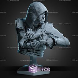 Edward Kenway Bust 91mm Black Flag STL Files