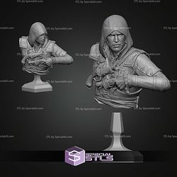 Edward Kenway Bust 91mm Black Flag STL Files