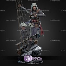 Edward Kenway 253mm Black Flag STL Files