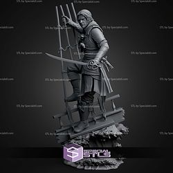 Edward Kenway 253mm Black Flag STL Files
