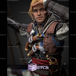 Edward Kenway 253mm Black Flag STL Files