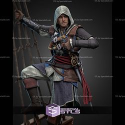 Edward Kenway 253mm Black Flag STL Files