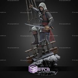 Edward Kenway 253mm Black Flag STL Files