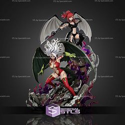 Erza And Mirajane Fairy Tail 600mm STL Files
