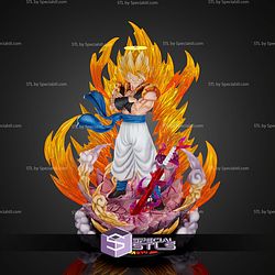 Gogeta Diorama Various STL Files