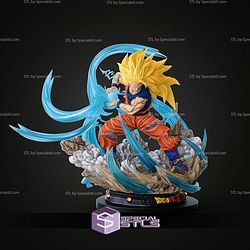 Goku SSJ Kamehameha STL Files