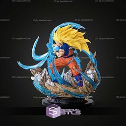 Goku SSJ Kamehameha STL Files
