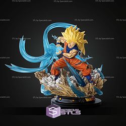 Goku SSJ Kamehameha STL Files