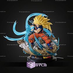 Goku SSJ Kamehameha STL Files