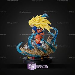 Goku SSJ Kamehameha STL Files