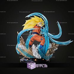 Goku SSJ Kamehameha STL Files
