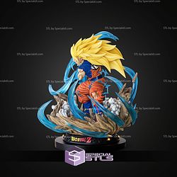 Goku SSJ Kamehameha STL Files