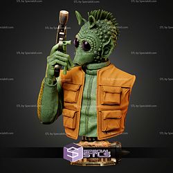Greedo Portrait Bust Star Wars 324mm STL Files