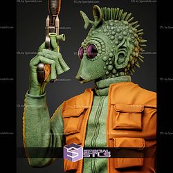 Greedo Portrait Bust Star Wars 324mm STL Files