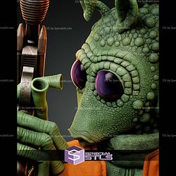 Greedo Portrait Bust Star Wars 324mm STL Files