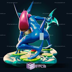Greninja Curvy Pokemon STL Files