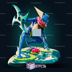 Greninja Curvy Pokemon STL Files